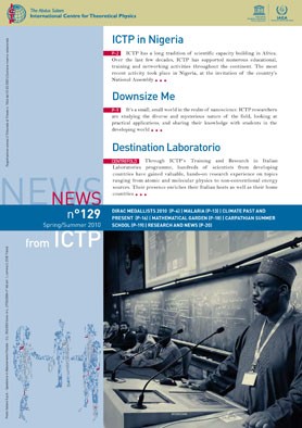 Cover of News from ICTP 129 - small